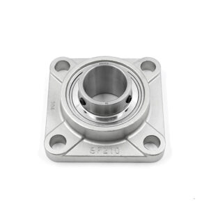 Stainless steel spherical plain bearing with housing SUCF210