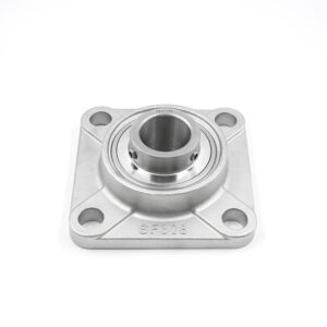 Stainless steel spherical plain bearing with housing SUCF308