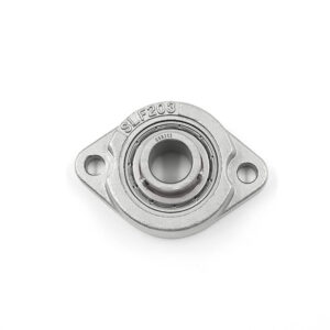 Stainless steel spherical plain bearing with housing SSBLF203