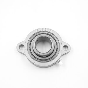 Stainless steel spherical plain bearing with housing SSBLF207