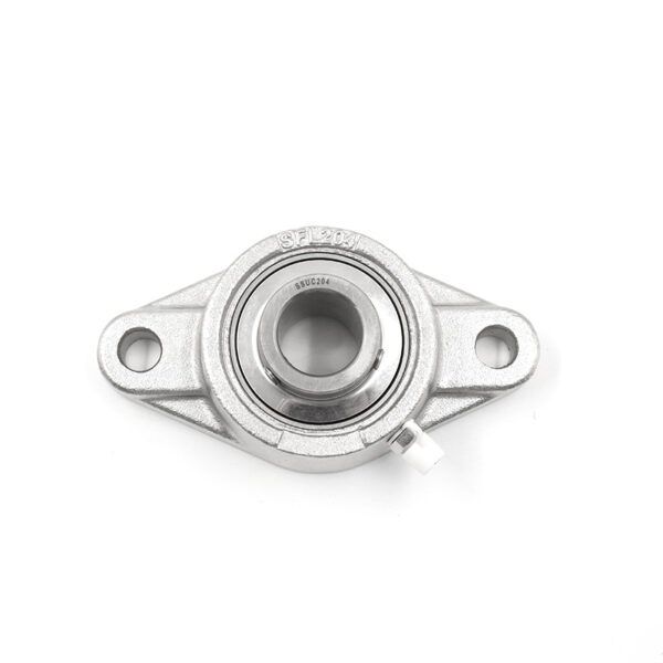 Stainless steel spherical bearing with housing SUCFL204